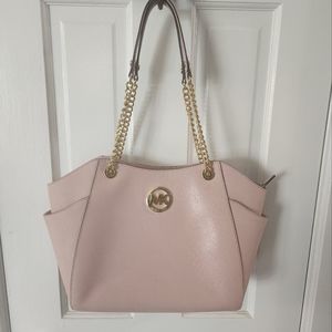 Michael Kors Jet Set Travel Large Saffiano Leather Shoulder Bag